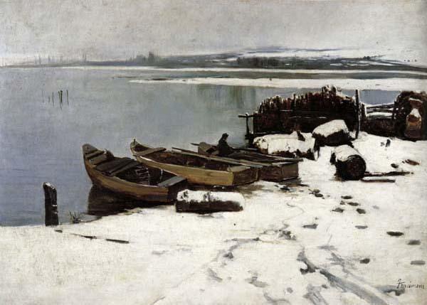 Snowy Bank of Lake Trasimeno, Jaime Morera Galicia